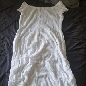 White maxi sundress